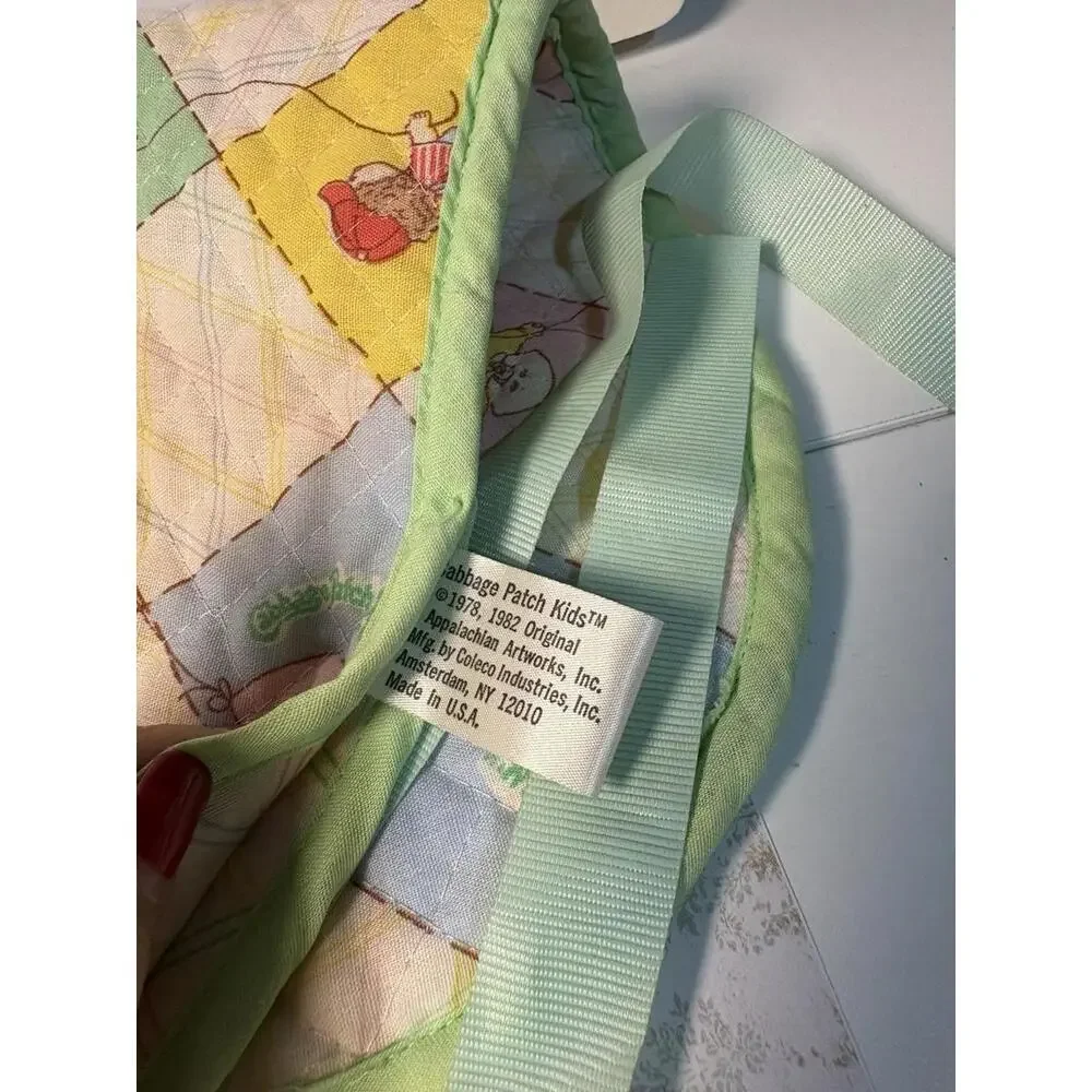 Vintage Cabbage Patch Kids Doll Sleeping Bag Quilted Coleco‎ Baby Doll Bedding
